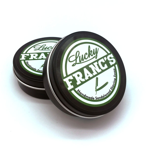 Classic Sandalwood Scented Shave Soap Puck - 4oz