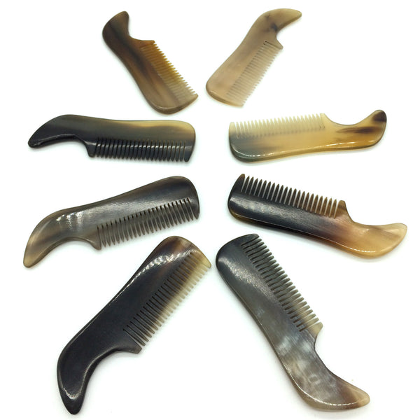 Beard Comb - Pocket Sized Handmade Horn